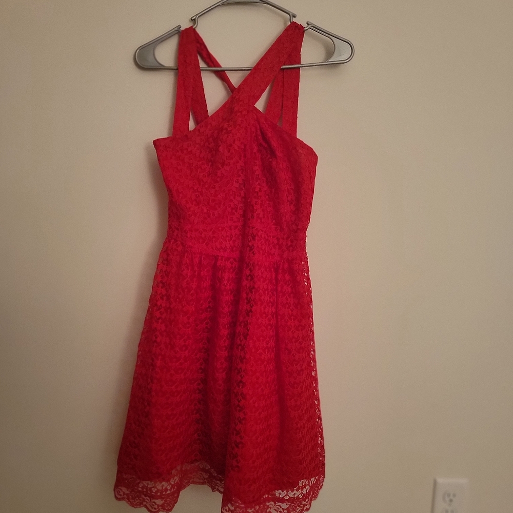 Red Moda international dress, size 6